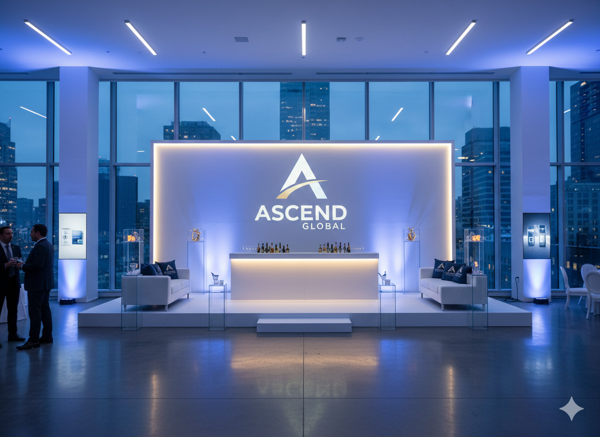 Merk evenement decoratie